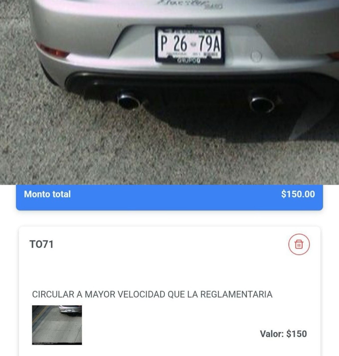 Fotomultas detectan a conductores a más de 160 km/h