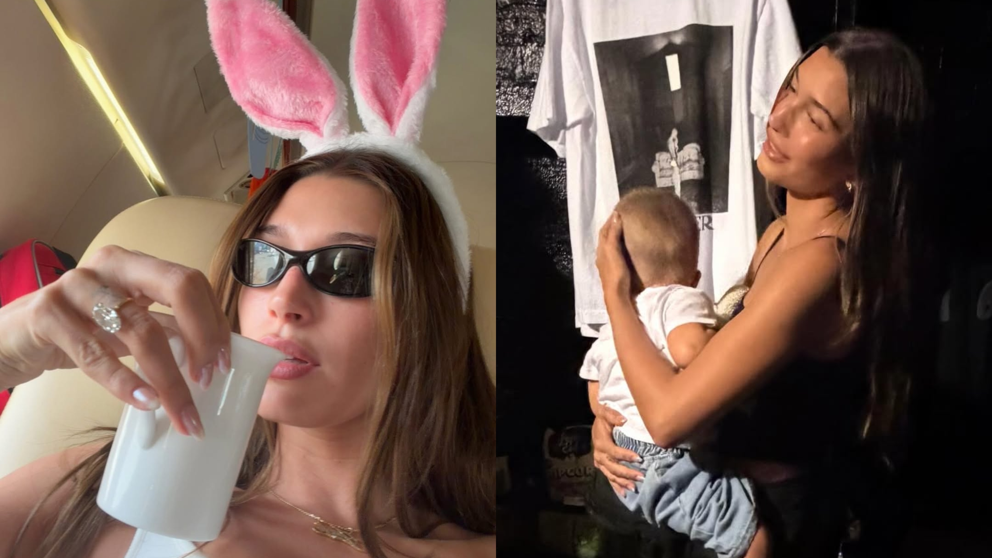 Hailey Bieber muestra su lado más íntimo en una Pascua familiar junto a Justin y su hijo