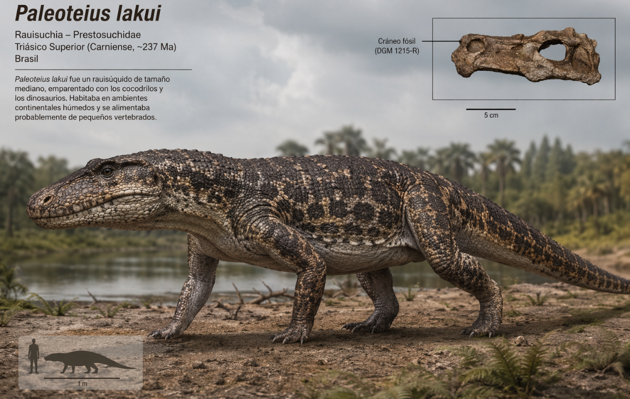 Científicos hallan en sur de Argentina reptil de hace 70 millones de años