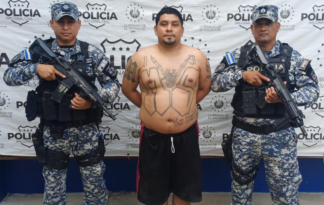 Gatillero de la MS13 es capturado en San Marcos