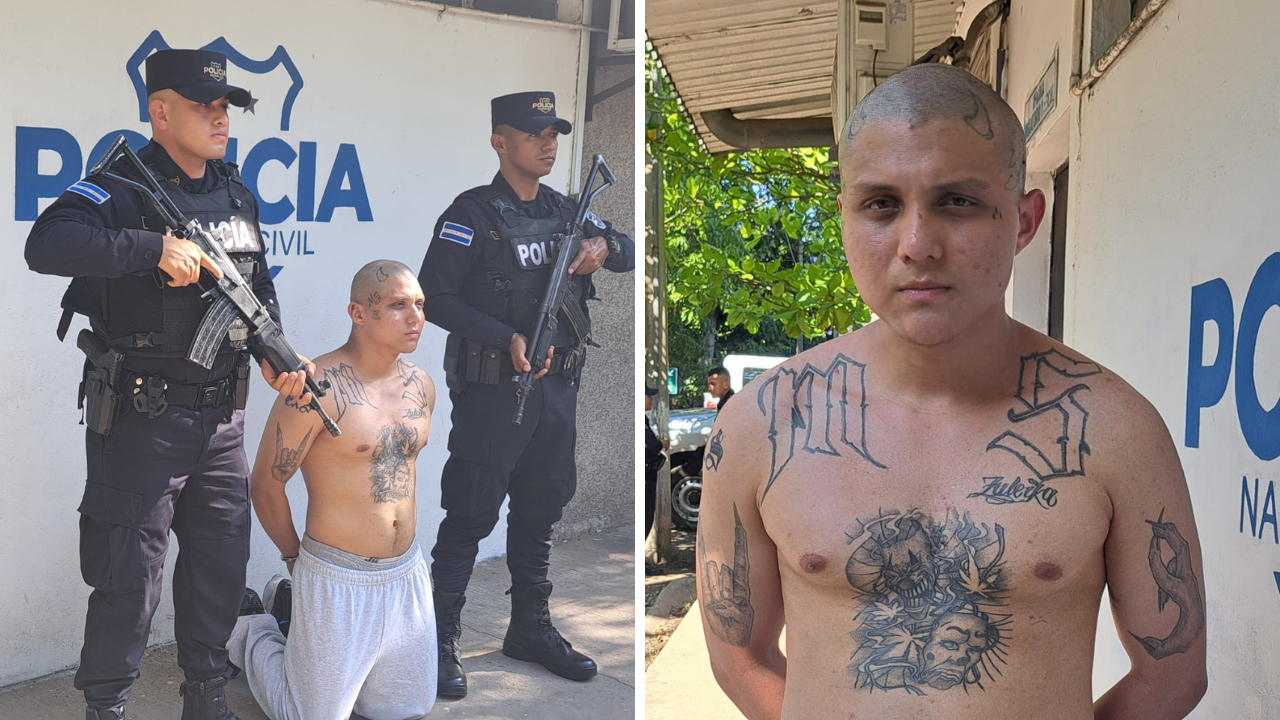 Capturan en El Salvador a pandillero de la MS-13 detenido previamente en EE. UU.