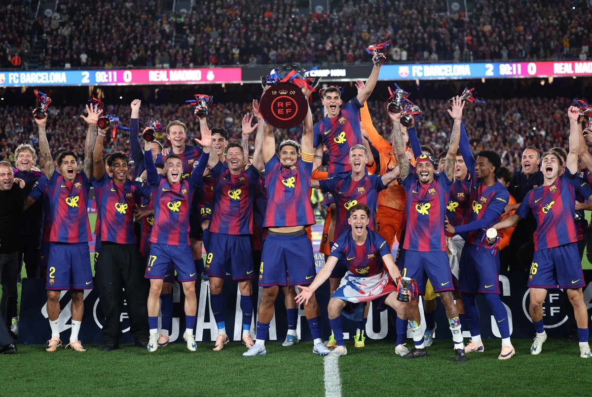 FOTOS: El FC Barcelona gana su 29º título en la Liga española