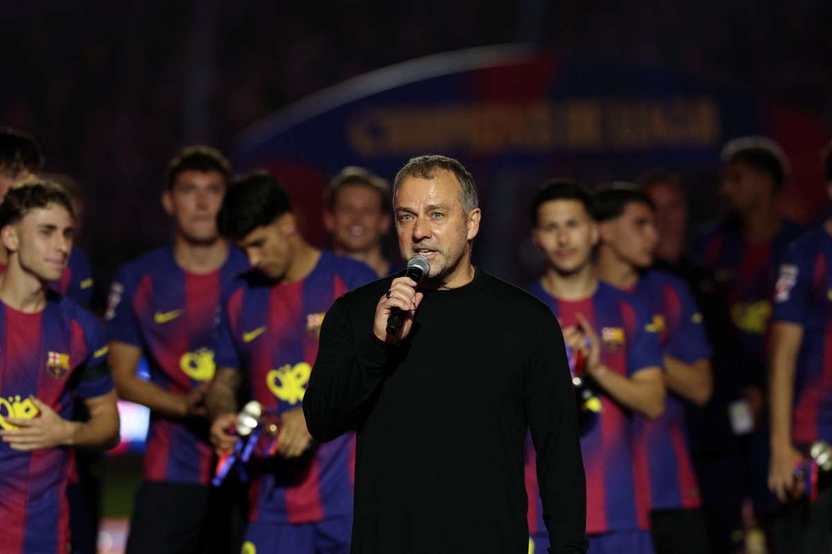 «Queremos llegar a los 100 puntos» en LaLiga, afirma Flick