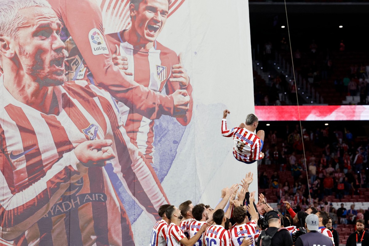 El Metropolitano se rinde a Griezmann en la despedida del delantero francés