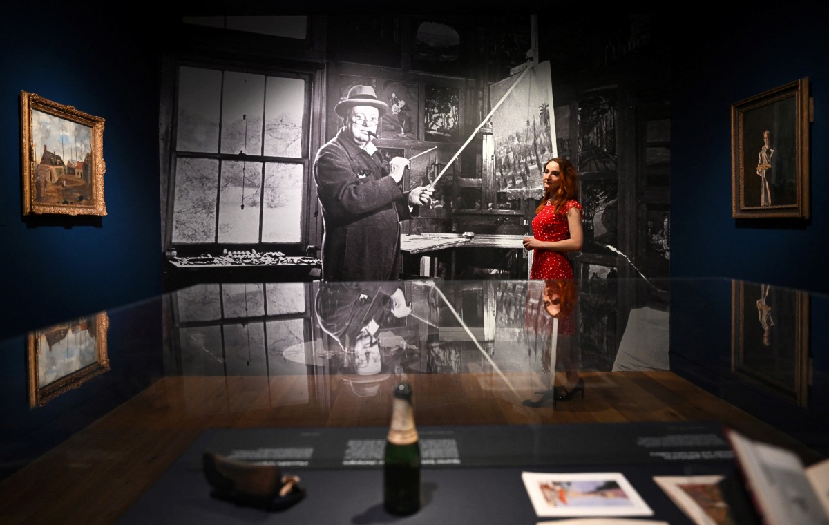 La faceta pictórica de Winston Churchill, en una exposición londinense