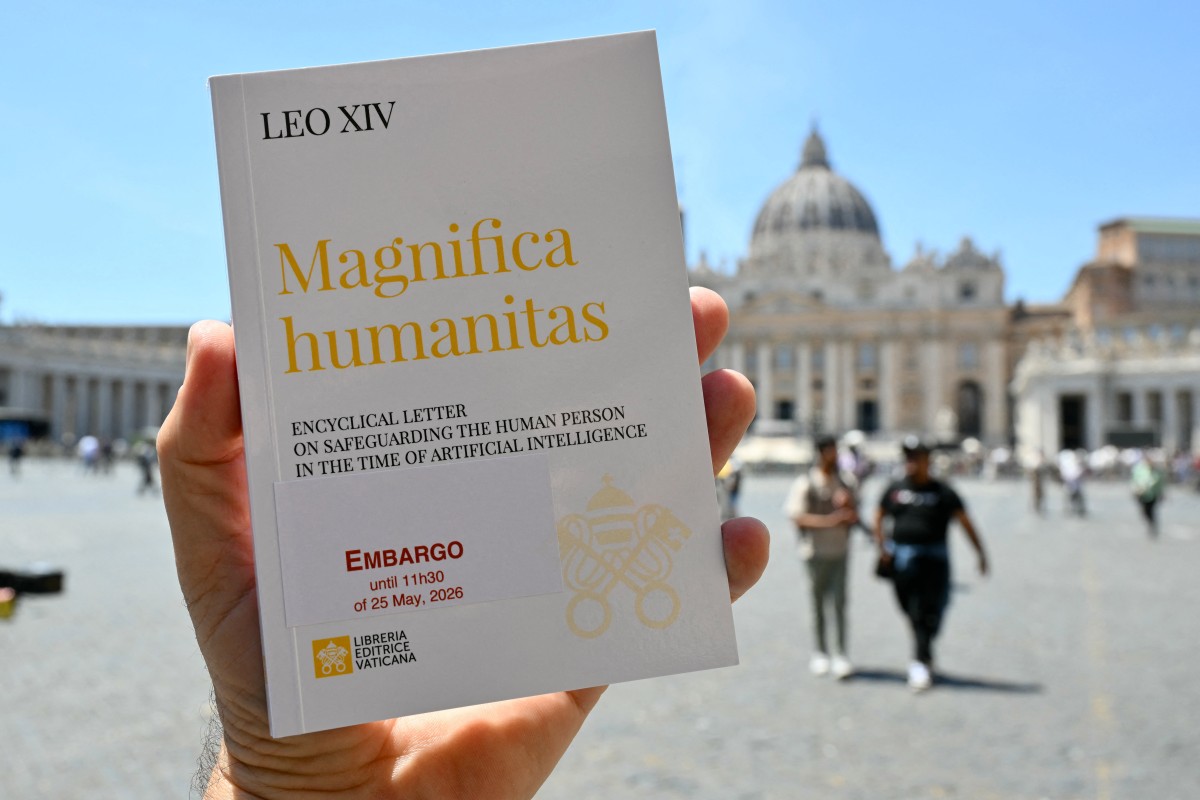 El papa León XIV pide en su primera encíclica luchar contra el «dominio» de la IA