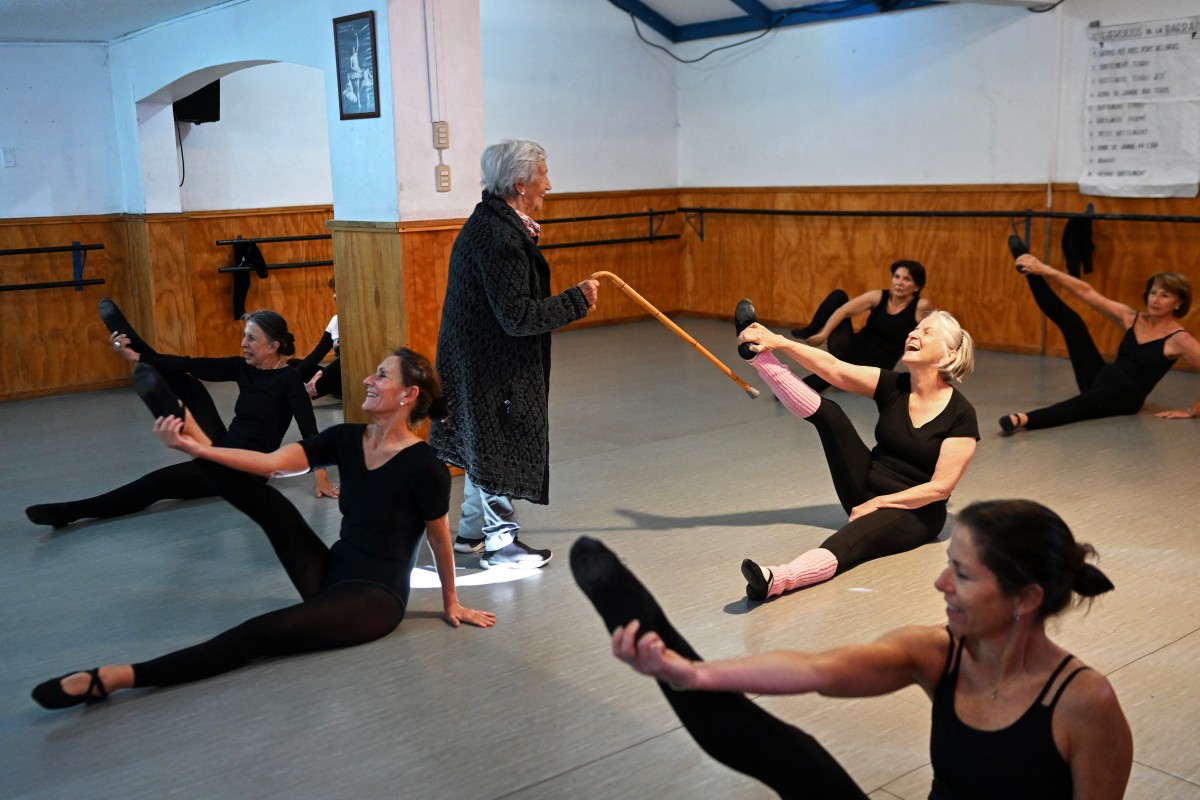 Una chilena desafió sus 100 años con la cadencia del ballet