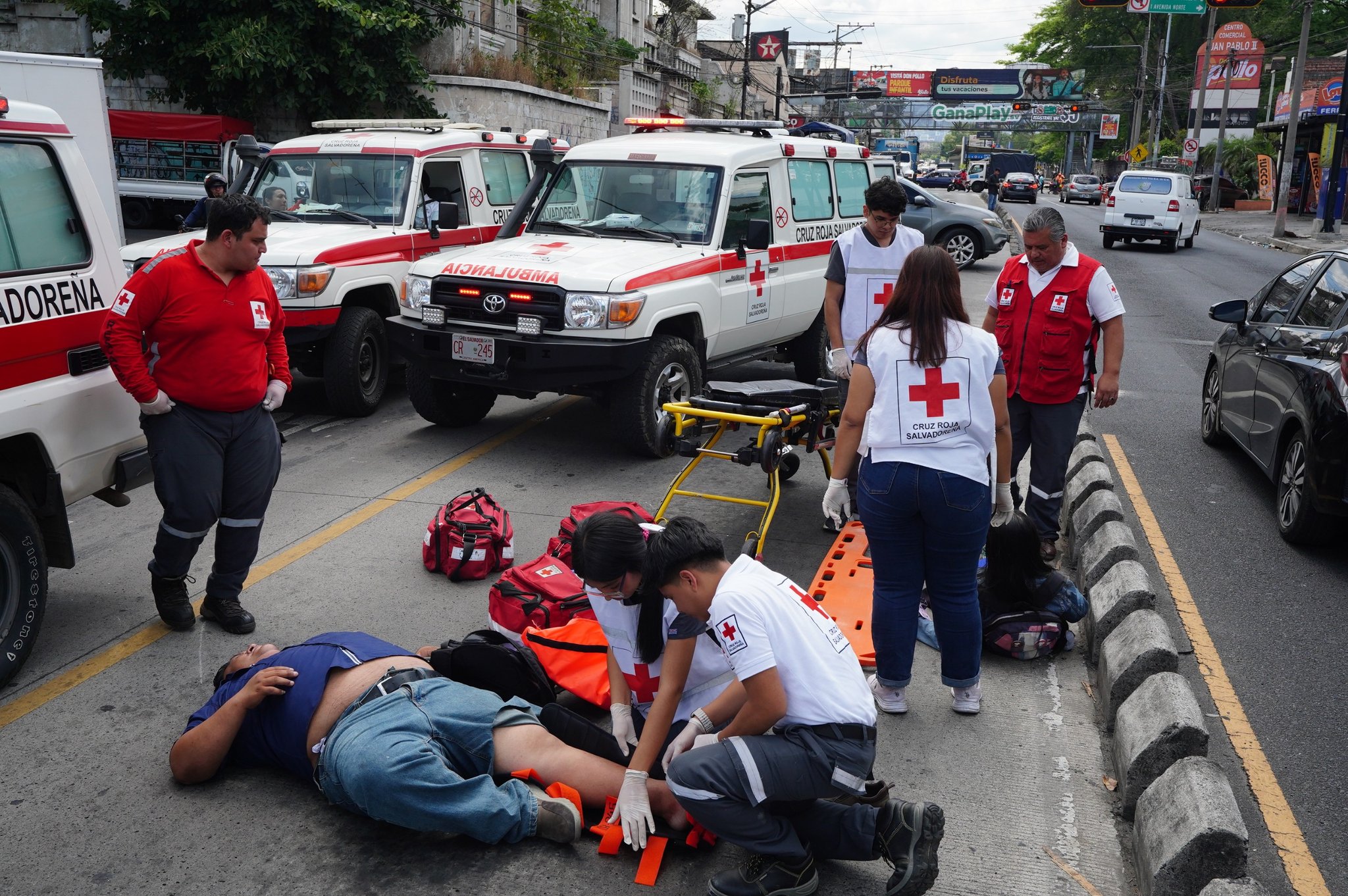 Atención prehospitalaria es una de las áreas con mayor demanda en Cruz Roja Salvadoreña  