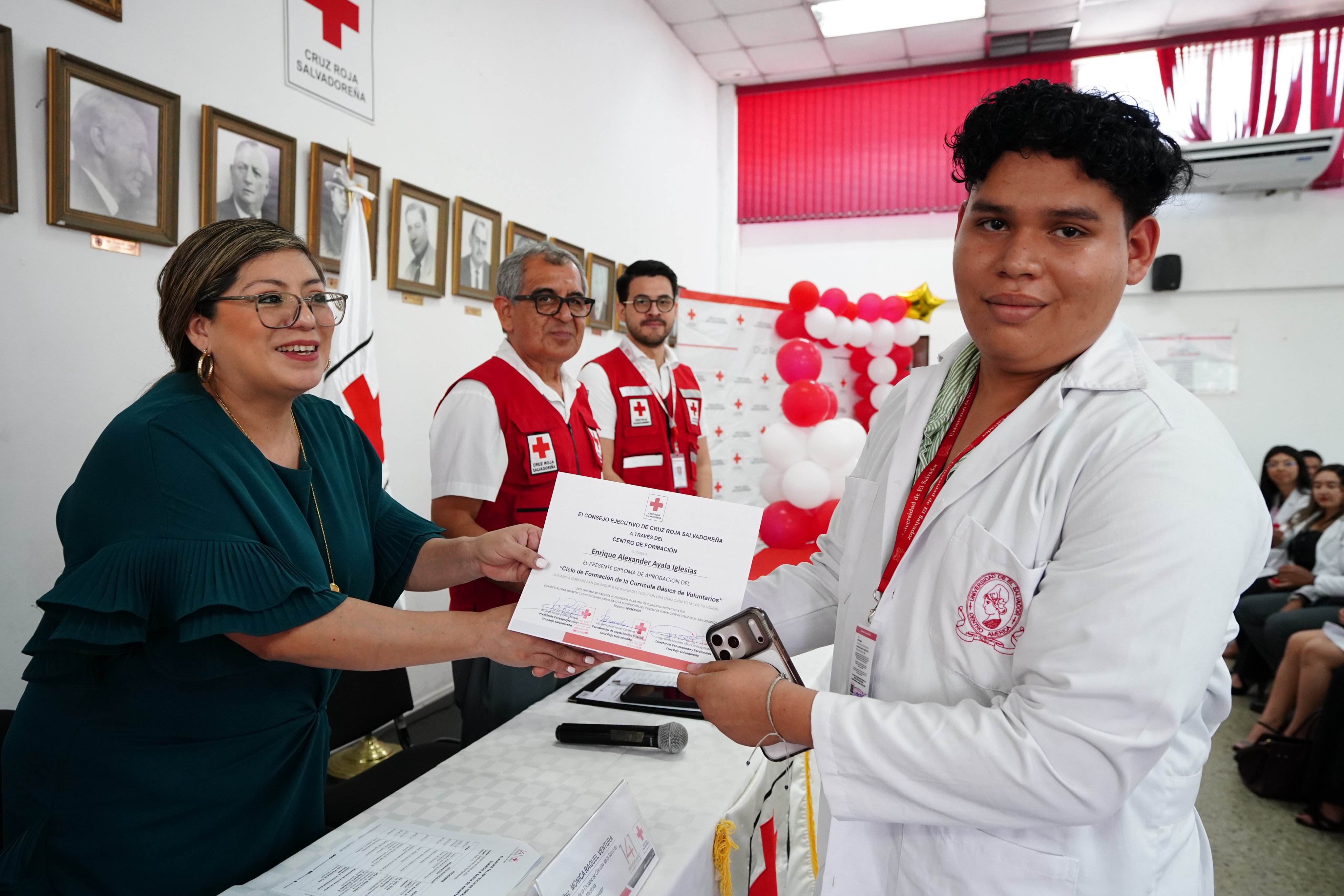 Cruz Roja Salvadoreña cuenta con 115 nuevos voluntarios