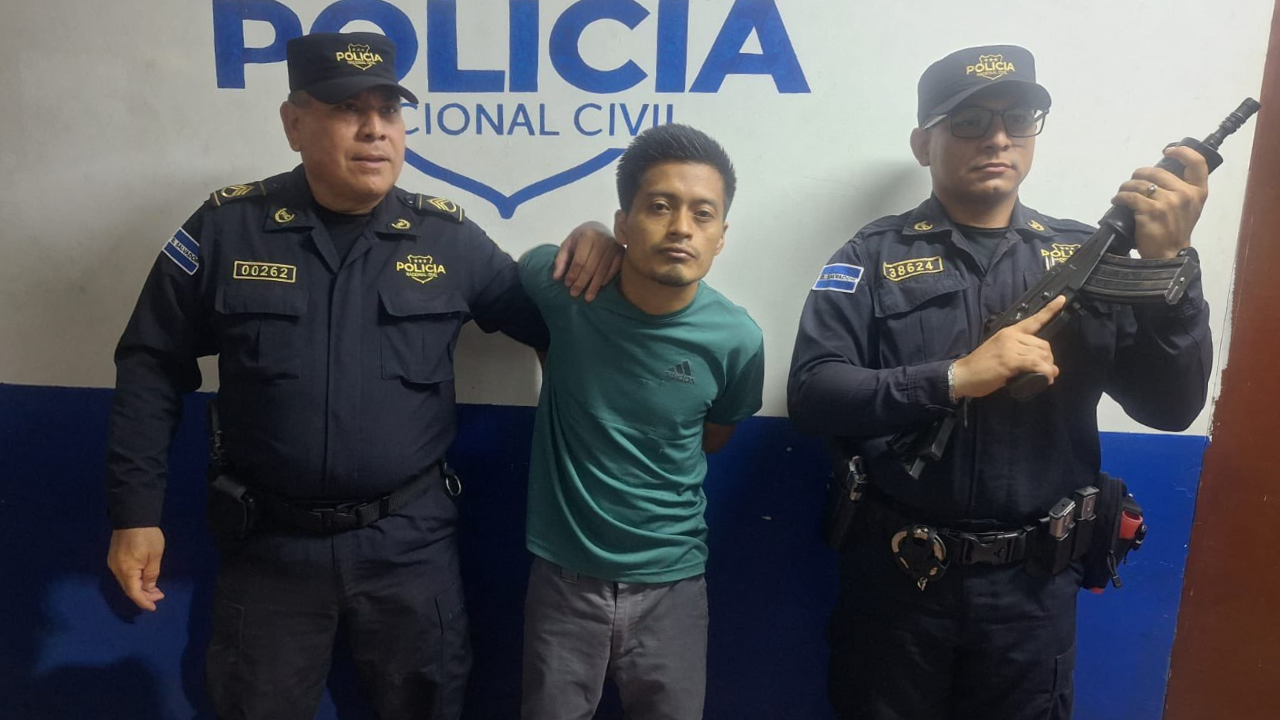 Capturado un homeboy de la pandilla 18R en San Pedro Perulapán