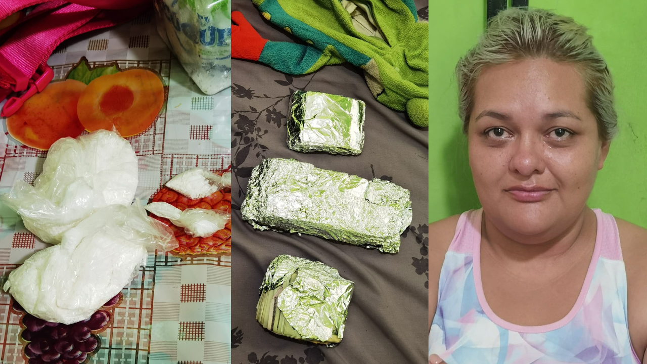 Incautan cocaína y más de 15 mil dólares a una mujer en Santa Ana