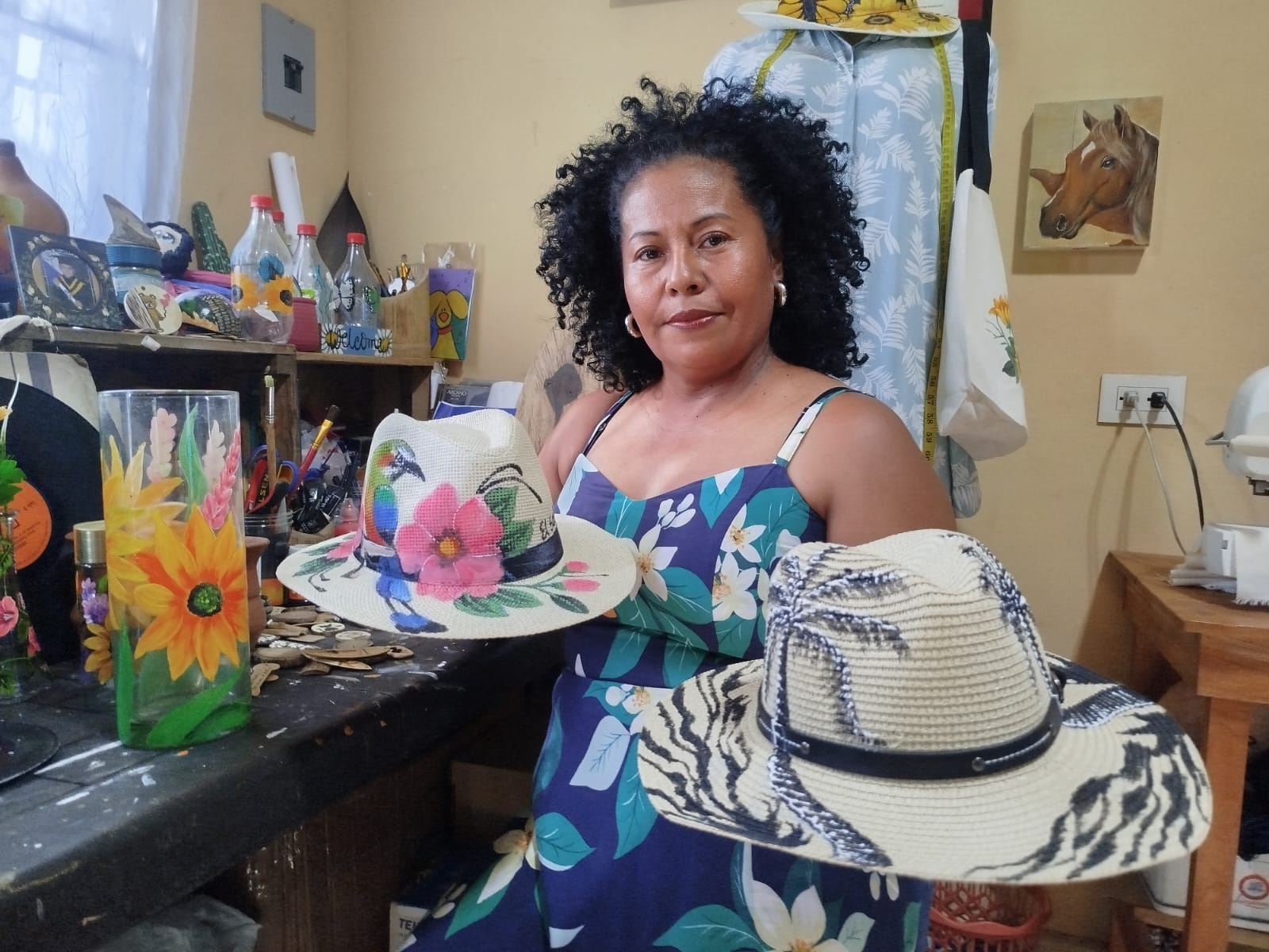 Patty Murga, la artesana que transforma el reciclaje en arte