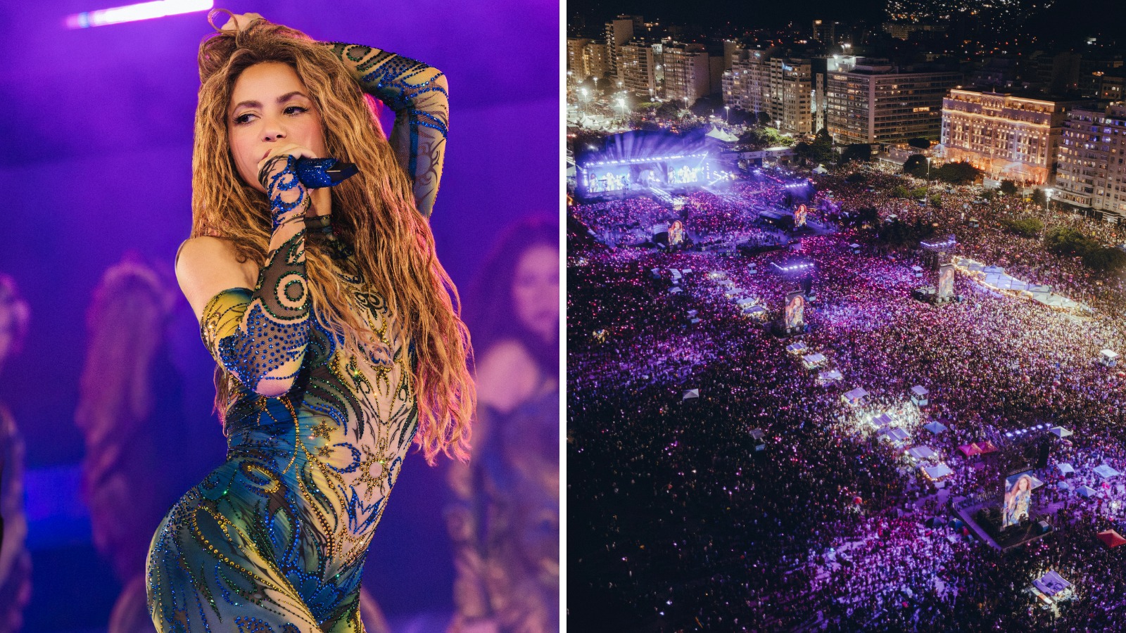 Shakira logra récord histórico con concierto ante 2.5 millones en Copacabana