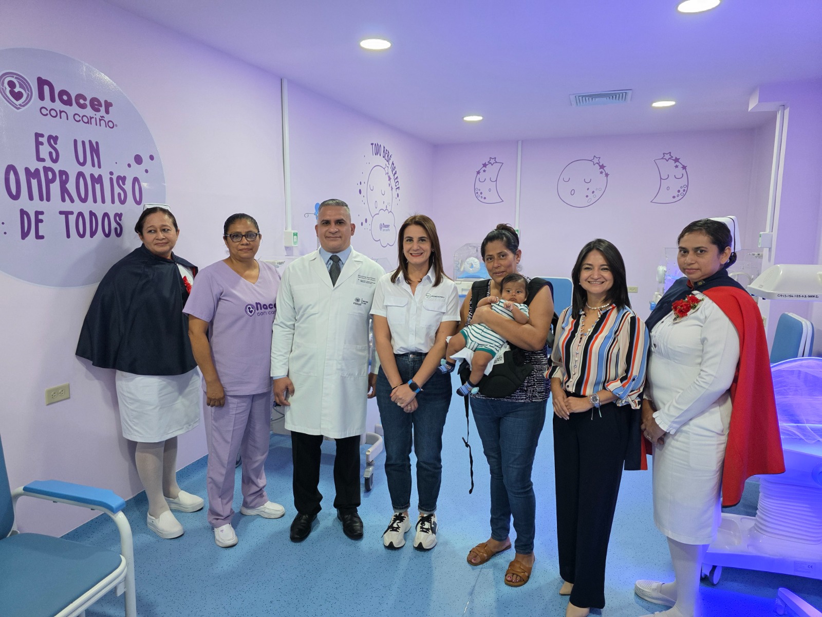 FUNDAGEO entrega área de neonatología en el Hospital de Santiago de María, Usulután