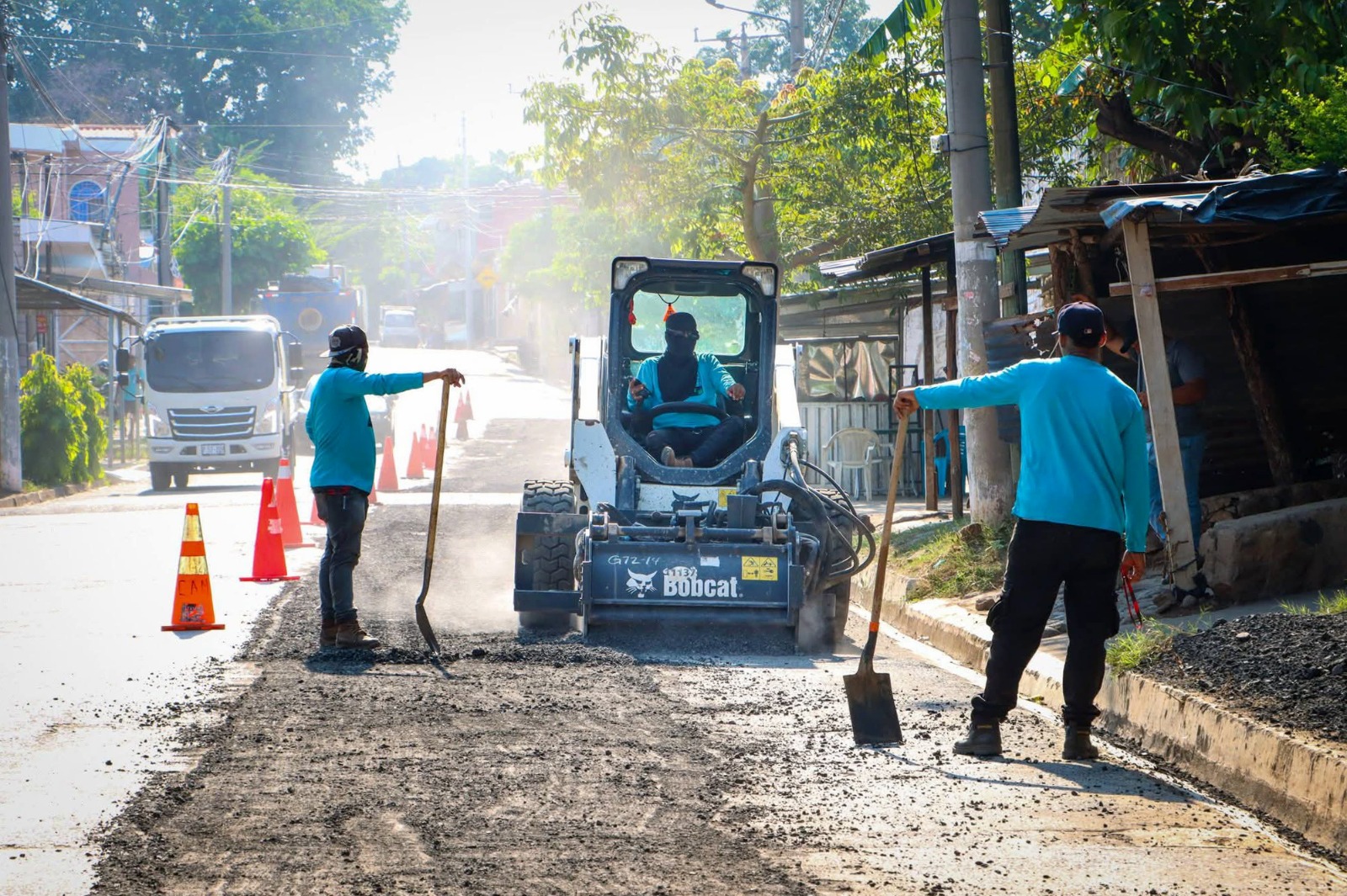 Lanzan plan de bacheo en la ciudad de San Vicente