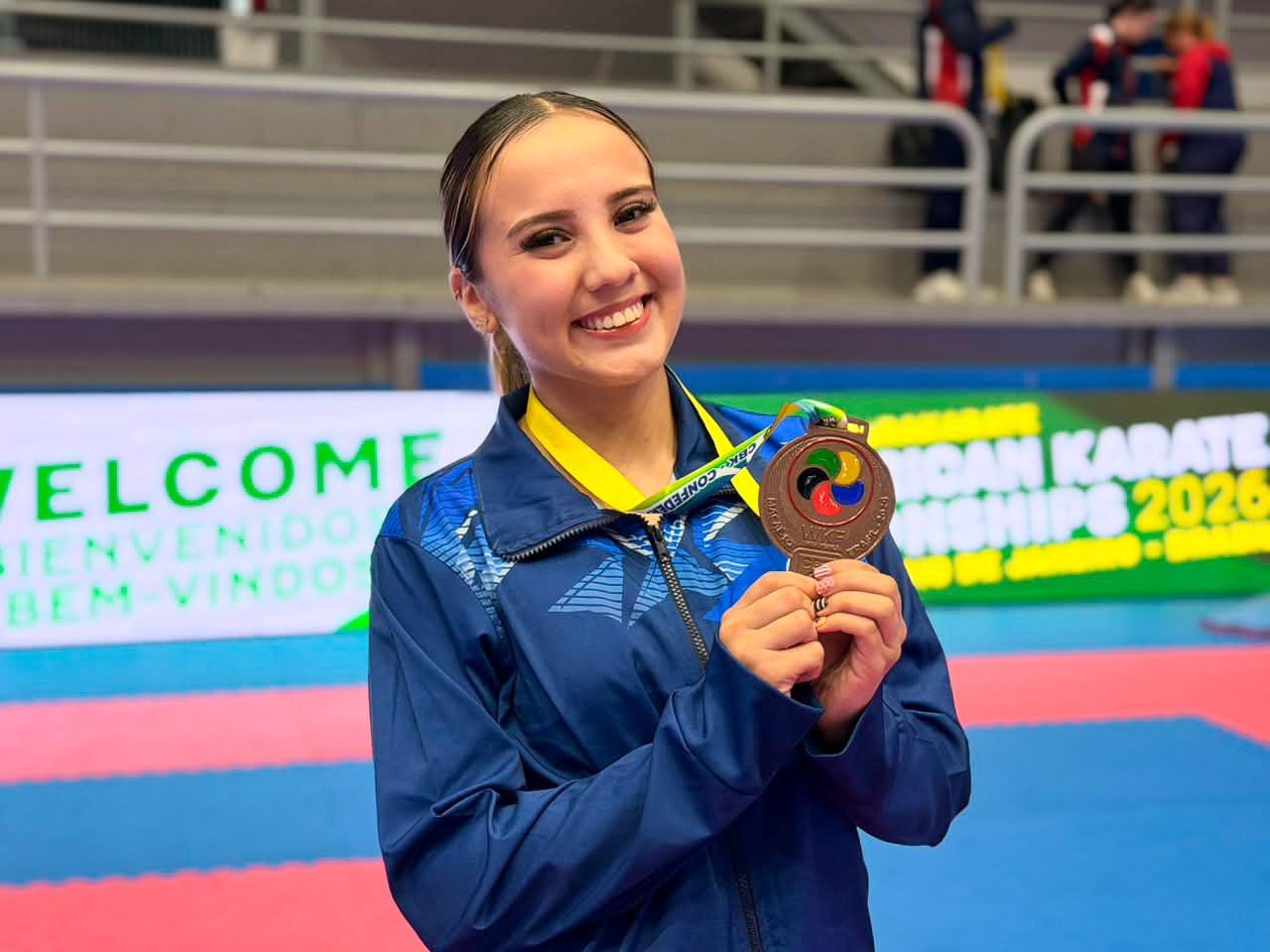 La salvadoreña Gabriella Izaguirre ganó medalla panamericana después de cuatro años