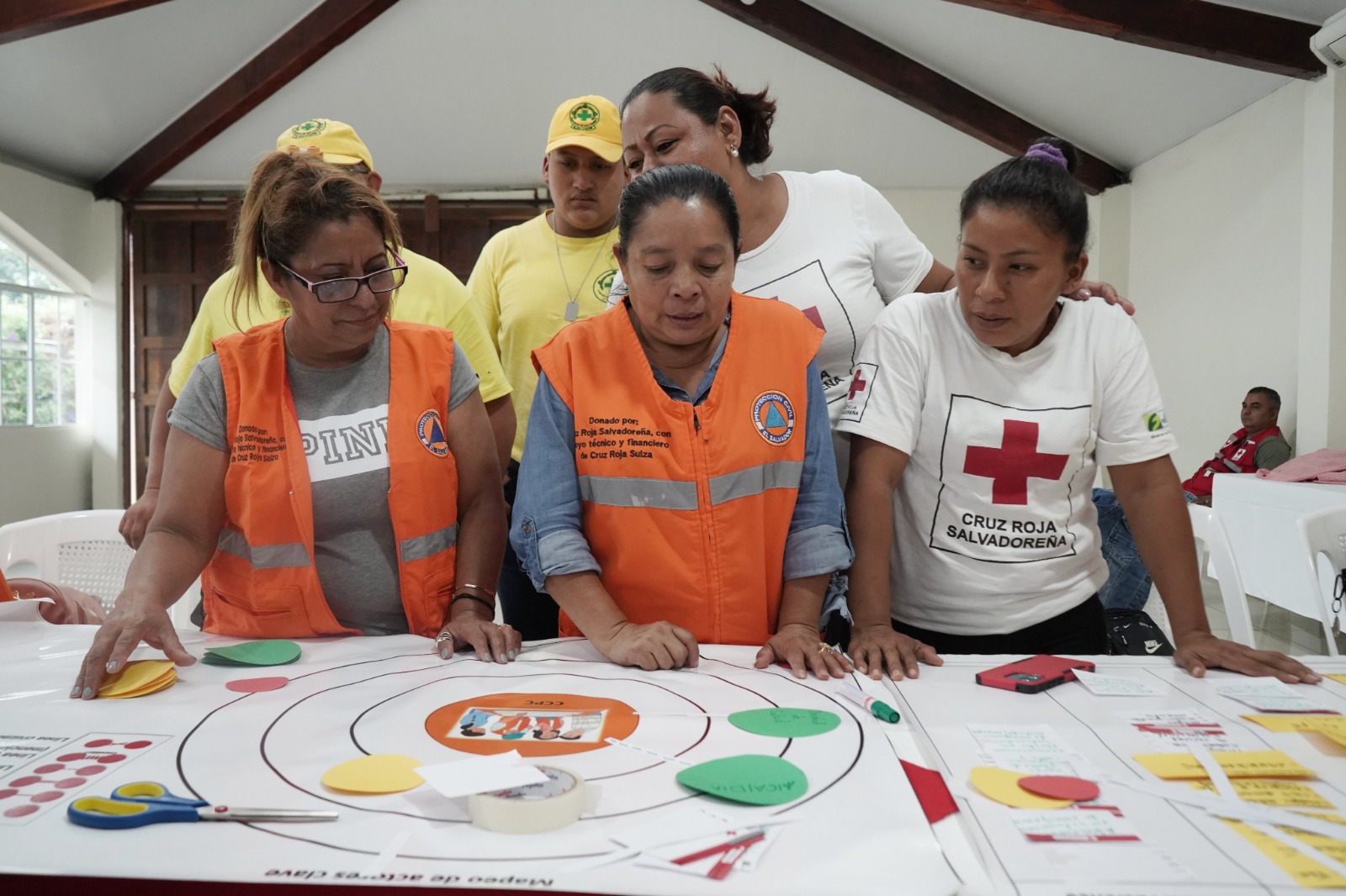 Cruz Roja Salvadoreña fortalece la preparación comunitaria ante emergencias en Sonsonate